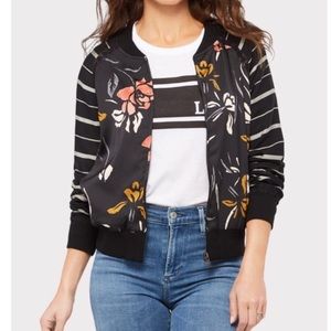 SALTWATER LUXE crossfire bomber jacket